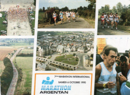 CLB - ATHLETISME - CPM - 7 EME MARATHON INTERNATIONAL D'ARGENTAN 1990 - Atletica