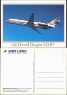 Ansichtskarte  MD-87 Flugzeug Der Aero Lloyd, Airplane Photo-Card 1992 - 1946-....: Modern Era