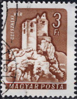 Hongrie Poste Obl Yv:1342 Mi:1657A Château Cseznek (cachet Rond) - Oblitérés