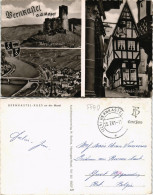 Bernkastel-Kues Berncastel-Cues 3 Bild: Totale, Burg, Spitzhäuschen 1961 - Bernkastel-Kues