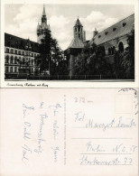 Ansichtskarte Braunschweig Rathaus Mit Burg 1958 - Braunschweig