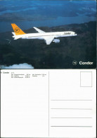 Ansichtskarte  Flugzeug Motiv-AK Airplane Fluggesellschaft CONDOR B 757 1990 - 1946-....: Era Moderna