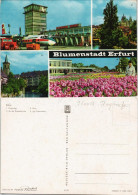 Ansichtskarte Erfurt DDR Mehrbild-AK Mit Flughafen, Dom, Iga Tulpenschau 1969 - Erfurt