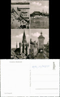 Ansichtskarte Konstanz 2 Bild: Hafen Dampfer, Anleger 1961 - Konstanz