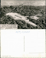Ansichtskarte  Bodensee - Landkarte 1957 - Steamers
