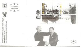 Israel 1986  50 Years Of The Israeli Philharmonic Orchestra.  Mi 1048-1049 FDC - Covers & Documents