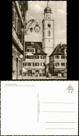 Bad Mergentheim Marktplatz Mit Kreis-Sparkasse Bank & Hotel, Autos 1959 - Bad Mergentheim