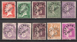 France 10 Prepaid ( Affranchts) Stamps, Mostly No Gum - 1964-1988