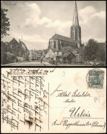 Ansichtskarte Buxtehude Straßenpartie - Kirche 1909 - Buxtehude