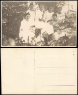 Schöne Frauen Weiße Kleider Rauchend Im Wald 1922 Privatfoto Foto - People