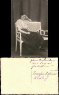 Foto  Junge Frau Auf Bank - Atelierphoto 1929 Privatfoto - People