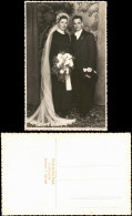 Foto  Hochzeit - Gruppenfoto BrautBräutigam In Schwarz 1956 Foto - Nozze