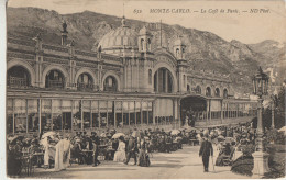 Monte Carlo   Le Café De Paris  Et La Place Tres Tres Animée En Terrasse - Monte-Carlo