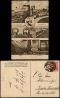 St. Pauli-Hamburg Mehrbild-AK Mit Elbtunnel HH-Steinwärder Landungsbrücken 1919 - Autres & Non Classés