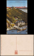 Ansichtskarte Starnberg Hotel Leoni Rottmannshöhe Zugspitze Dampfer 1913 - Starnberg