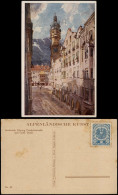 Ansichtskarte Innsbruck Herzog Friedrichstraße Goldenes Dachl 1913 - Innsbruck