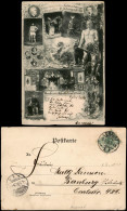 Ansichtskarte Bayreuth Wagner Niebelungen - Cafe Samet Wagnertisch 1898 - Bayreuth