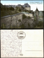 Königstein (Sächsische Schweiz) Georgenburg U. Hungerturm Festung 1913 - Koenigstein (Saechs. Schw.)