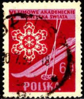 Pologne Poste Obl Yv: 854 Mi:958 Ski (cachet Rond) - Gebraucht