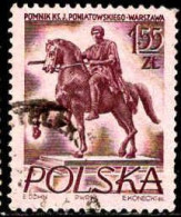 Pologne Poste Obl Yv: 809A Mi:976 PomnikPoniativskjego Warsawa (cachet Rond) - Usati