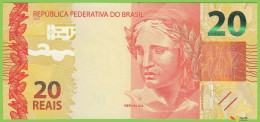 Voyo BRAZIL 20 Reais 2010(2018) P255d B877d HA UNC - Brésil