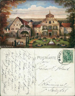 Schloss Stetten I.B. (Künstlerkarte) 1914    Stempel WAIBLINGEN - Non Classificati
