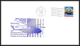 1795 Espace (space) Lettre Cover USA Discovery Shuttle (navette) Sts-29 Landing 18/3/1989 Helicopter Airborne Ricovery - Etats-Unis