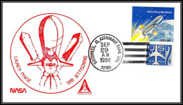1774 Espace (space Raumfahrt) Lettre (cover Briefe) USA Discovery Shuttle (navette) Sts-26 Start Titusville 29/9/1988 - Etats-Unis