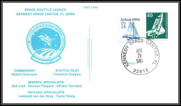 1459 Espace (space) Lettre (cover) USA STS 51 B Challenger Navette Shuttle Start 29/4/1985 Allemagne (germany Bund) - Etats-Unis