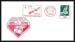 1261 Espace (space Raumfahrt) Lettre (cover Briefe) Columbia Shuttle (navette) 31/7/1992 Eureca Allemagne Germany Bund  - Europe