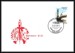 1255 Espace (space) Lettre (cover) Russie (Russia) 24/12/2004 Progress M-51 Soyuz (soyouz Sojus) U ISS + Journal - UdSSR