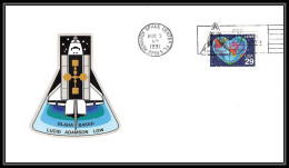 1216 Espace (space Raumfahrt) Lettre (cover Briefe) Atlantis Shuttle (navette) USA 2/8/1991 STS-43 - United States