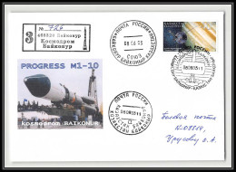 1220 Espace (space Raumfahrt) Lettre (cover Briefe) Kazakhstan Soyuz-U M1-10 8/6/2003 - Asia