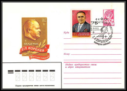 1080 Espace (space Raumfahrt) Entier Postal (Stamped Stationery) Russie (Russia Urss USSR) 12/1/1982 Korolev - UdSSR