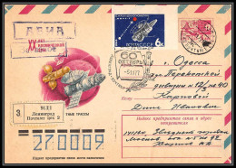 1036 Espace Space Entier Postal Stamped Stationery)Russie Russia Urss USSR 5/11/1977 N°2803 Mars 1 Non Dentelé Imperf - Russia & USSR