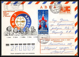 1020 Espace (space Raumfahrt) Entier Postal (Stamped Stationery) Russie (Russia Urss USSR) 17/7/1975 Apollo Soyuz Soyouz - Russie & URSS