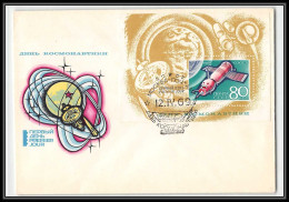 0977 Espace (space Raumfahrt) Lettre (cover Briefe) Russie (Russia Urss USSR) 12/4/1969 Fdc Bloc 54 Soyuz (soyouz Sojus) - Russia & USSR