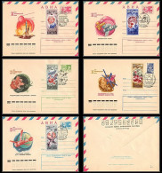 1038b Espace (space) 4/10/1977 Tsiolkovski Lot De 5 Entiers Stationery Russie (Russia Urss USSR)  - Russia & USSR