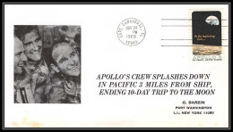 0901 Espace (space Raumfahrt) Lettre (cover Briefe) USA 24/11/1969 Apollo 12 Crew Splashdown - Etats-Unis