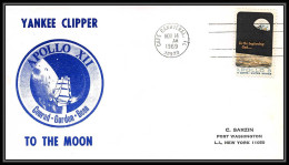 0891 Espace (space Raumfahrt) Lettre (cover Briefe) USA 14/11/1969 Apollo 12 Yankee Clipper To The Moon - Stati Uniti