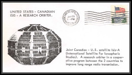 0829 Espace (space Raumfahrt) Lettre (cover Briefe) USA 29/1/1969 Canadian Isis A Research Orbiter - USA