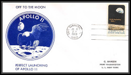 0855 Espace (space Raumfahrt) Lettre (cover Briefe) USA 16/7/1969 Apollo 11 Perfect Launching - Stati Uniti