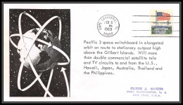 0830 Espace (space Raumfahrt) Lettre (cover Briefe) USA 6/2/1969 Pacific 3 Gilbert Islands CAPE CANAVERAL - Stati Uniti