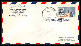 0804 Espace (space Raumfahrt) Lettre (cover Briefe) Signé (signed Autograph) USA 12/2/1965 RECUPERATION TITAN 3 Waimea - Etats-Unis