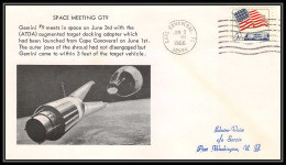 0569 Espace (space Raumfahrt) Lettre (cover Briefe) USA 3/6/1966 SPACE MEETING GT-9 Gemini 9 - USA