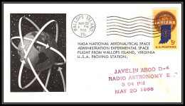 0564 Espace (space Raumfahrt) Lettre (cover Briefe) USA 20/5/1966 Wallops Islands Javelin Argo D-4 Radio Astronomy - Etats-Unis