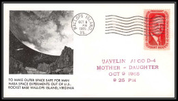 0535 Espace (space Raumfahrt) Lettre (cover Briefe) USA 11/10/1965 Wallops Islands Javelin Argo D-4 Mother Daughter - United States