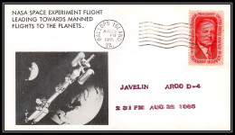 0523 Espace (space Raumfahrt) Lettre (cover Briefe) USA 12/8/1965 Wallops Islands Javelin Argo D-4 - Etats-Unis
