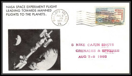 0516 Espace (space Raumfahrt) Lettre (cover Briefe) USA 9/8/1965 Wallops Islands Nike Cajun Shots Grenades & Sphères - United States