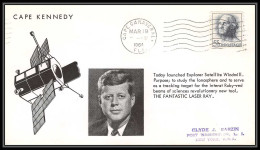 0443 Espace (space Raumfahrt) Lettre (cover Briefe) USA 19/3/1964 CAPE KENNEDY Satellite Windmill - United States